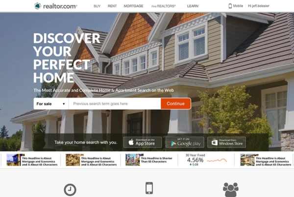 Realtor.com Homepage